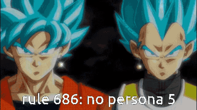 a screenshot of goku and vegeta from dragon ball z