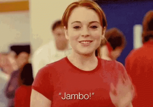 Lindsay Lohan Jambo GIF - Lindsay Lohan Jambo Mean Girls GIFs