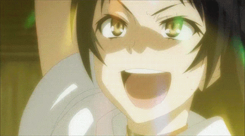 Happy Ayame Kajou GIF - Happy Ayame Kajou Shimoneta GIFs
