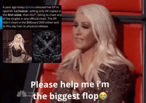 Xtina Tanked Xtina Flopped GIF - Xtina Tanked Xtina Flopped Christina Aguilera Flopped GIFs