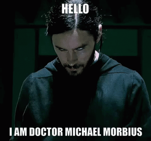 Morbius Hello GIF - Morbius Hello Doctor Michael GIFs
