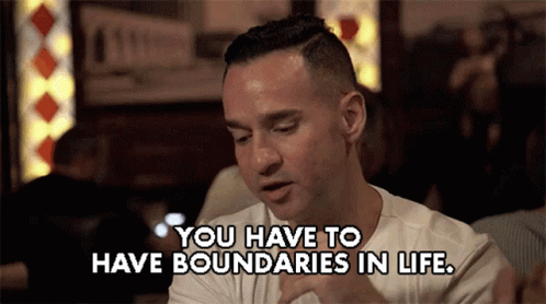 You Have To Have Boundaries In Life Stay In Your Lane GIF - You Have To Have Boundaries In Life Stay In Your Lane You Have To Know When GIFs