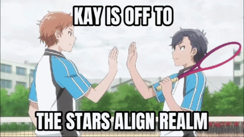 Kaythigs Stars Align GIF - Kaythigs Stars Align Stars Align Anime GIFs