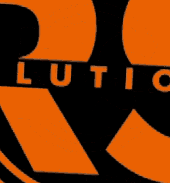 a logo for rs solution is shown on a black background