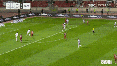 a soccer game is being shown on ssc extra 1 hd