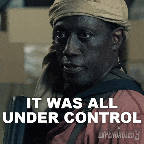 It Was All Under Control Doc GIF - It Was All Under Control Doc Wesley Snipes GIFs