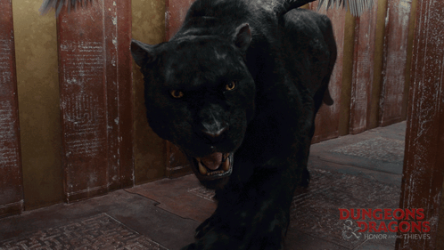 Prowling Beast Dungeons And Dragons Honor Among Thieves GIF - Prowling Beast Dungeons And Dragons Honor Among Thieves Displacer Beast GIFs