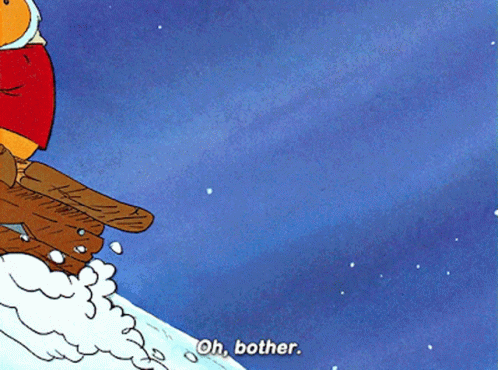 Winnie The Pooh Oh Bother GIF - Winnie The Pooh Oh Bother Sliding Backwards GIFs