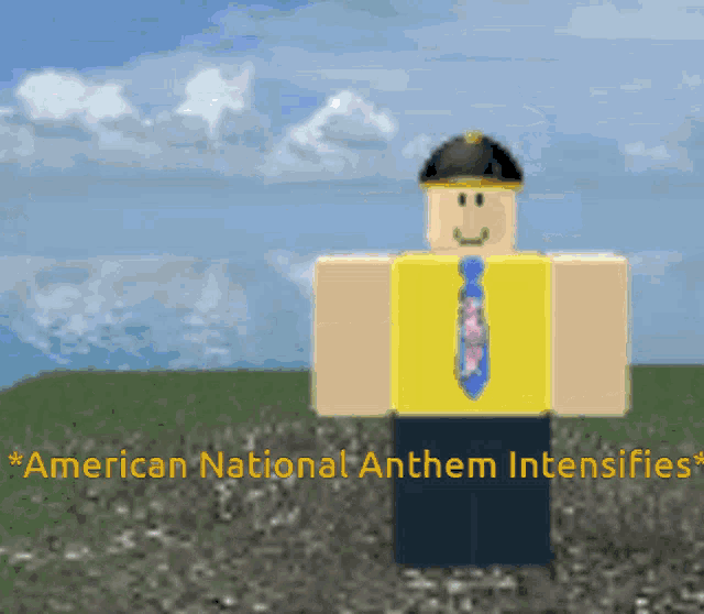 America Roblox GIF - America Roblox American National Anthem GIFs