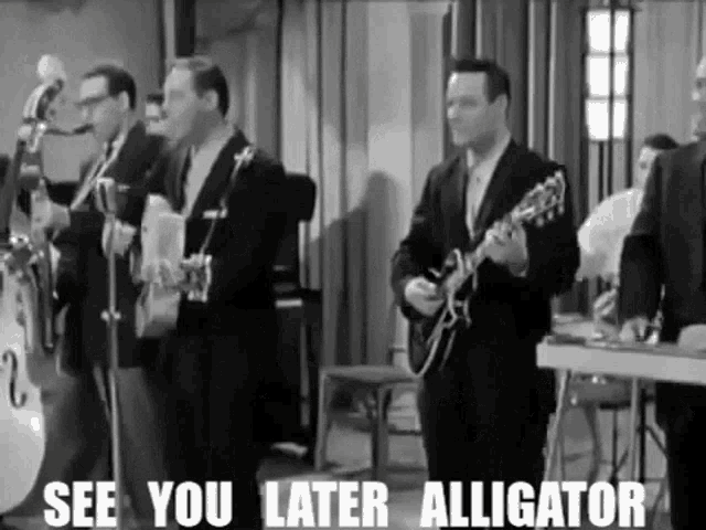 Bill Haley See You Later GIF - Bill Haley See You Later Alligator GIFs