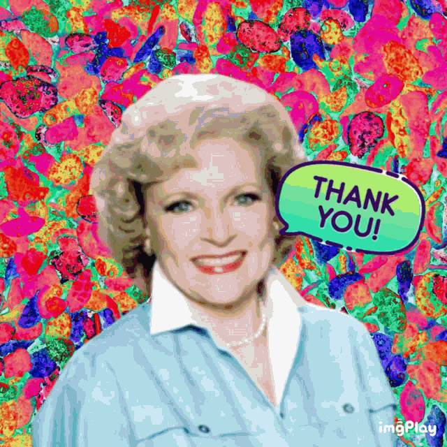 Betty White Thank You GIF - Betty White Thank You Thanks GIFs
