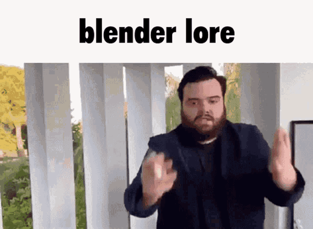 Blender Lore Meme GIF - Blender Lore Meme Explaining GIFs