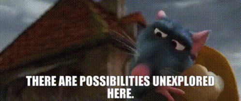 Ratatouille Remy GIF - Ratatouille Remy There Are Possibilities Unexplored Here GIFs