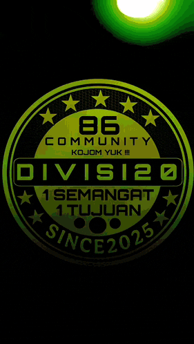 a logo for the 86 community kojom yuk division 20 since 2025