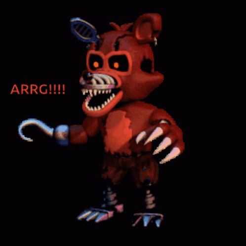 Arrg Nightmare Foxy GIF - Arrg Nightmare Foxy Five Nights At Freddys GIFs