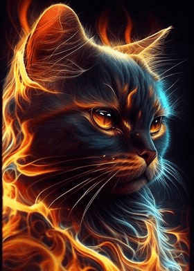 Fire Cat GIF - Fire Cat GIFs