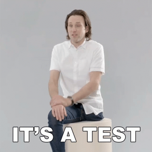 Its A Test Josh Sundquist GIF - Its A Test Josh Sundquist Its An Evaluation GIFs