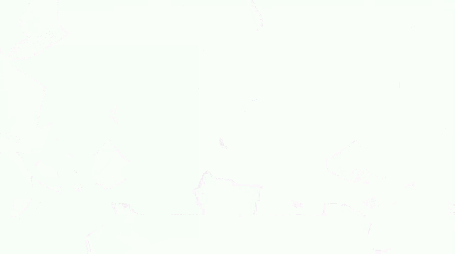 two cartoon characters are standing next to each other and one of them is crying