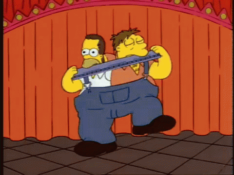 Gong Show GIF - The Simpsons Harmonica Music GIFs