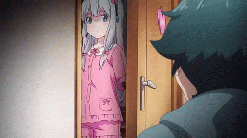 Anime Hiding GIF - Anime Hiding Door GIFs