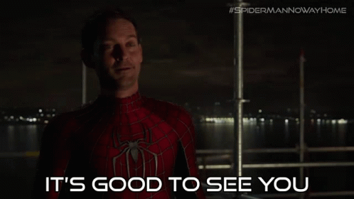 Its Good To See You Peter Parker GIF - Its Good To See You Peter Parker Spider Man GIFs