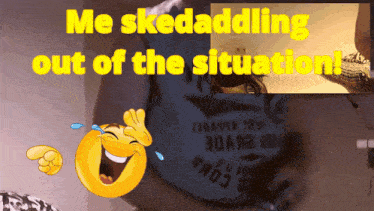 Giel Skedaddle GIF - Giel Skedaddle Skedaddling GIFs