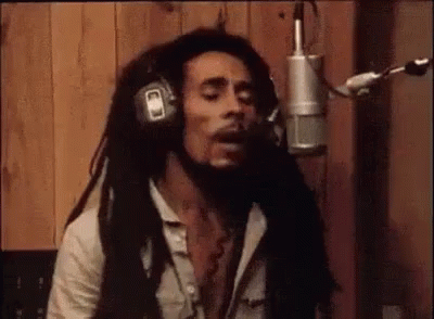 Bob Marley GIF - Bob Marley Recording Studio GIFs