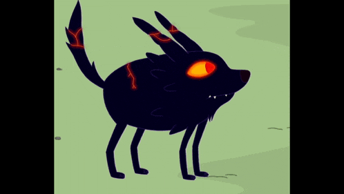 a cartoon drawing of a person standing in front of a large fire