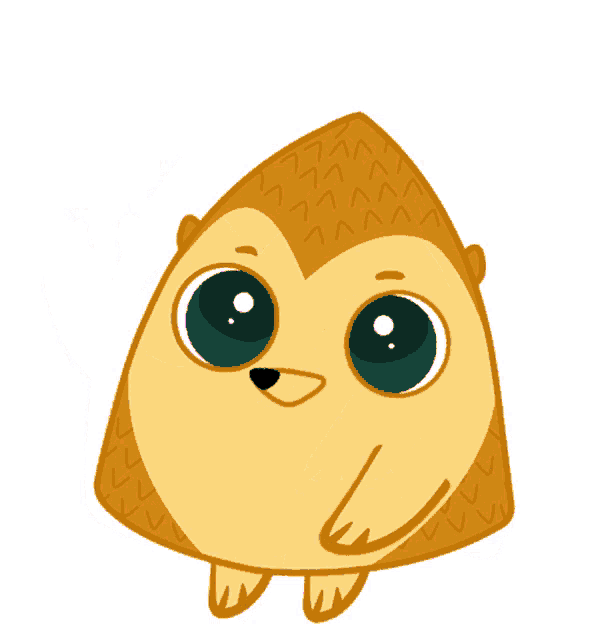 a cartoon drawing of a hedgehog giving a thumbs up