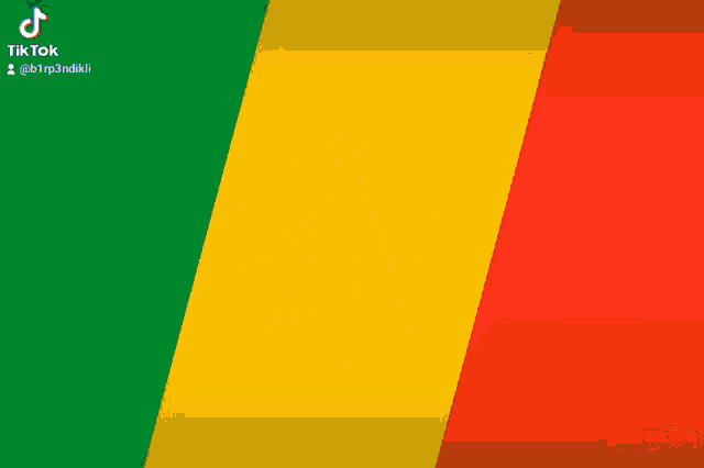 a green yellow and red flag with a green star in the middle