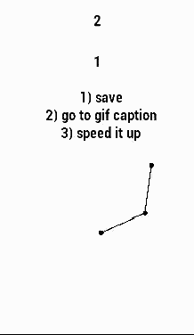 a black and white drawing of a circle with the words `` save go to gif caption speed it up ''