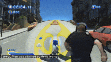 a screenshot of a video game with the words barry_filen was stained by armstrong at the bottom