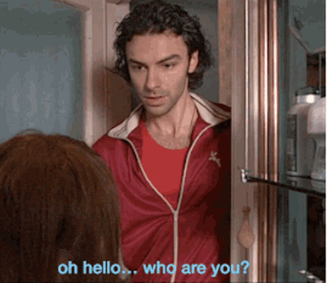 Mitchell Oh Hello Who Are You GIF - Mitchell Oh Hello Who Are You Being Human Uk Show GIFs