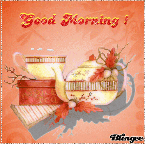 Good Morning Tea GIF - Good Morning Tea Teapot GIFs