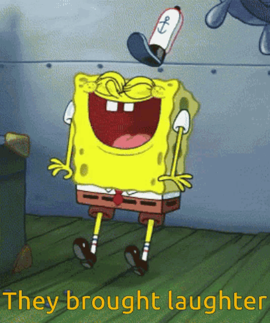 Great Moments Spongebob GIF - Great Moments Spongebob They Brought Laughter GIFs