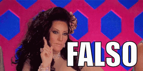 Falso No Mentira Michelle Visage Drag Race GIF - Nope GIFs