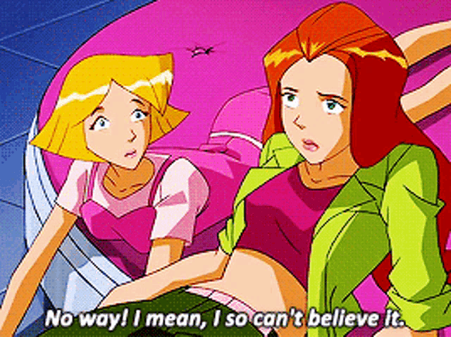 Totally Spies No Way I Mean GIF - Totally Spies No Way I Mean I So Cant Believe It GIFs