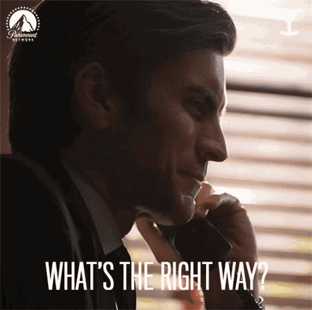 Whats The Right Way Wes Bentley GIF - Whats The Right Way Wes Bentley Jamie Dutton GIFs