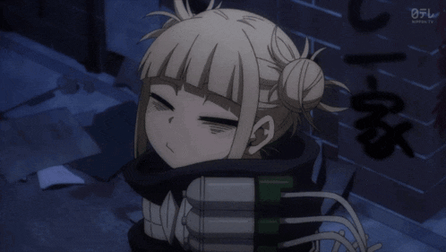 a cartoon character with a bun on her head and a sign that says ' ntv ' on the bottom right