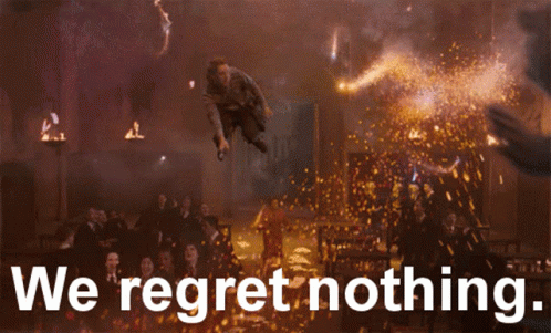 We Regret Nothing Harry Potter GIF - We Regret Nothing Harry Potter GIFs