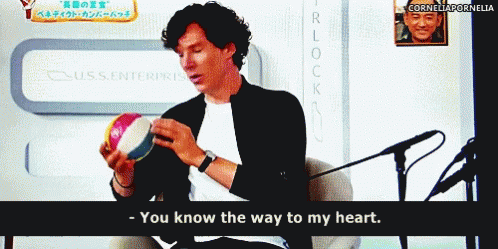 Benedict Cumberbatch Way To My Heart GIF
