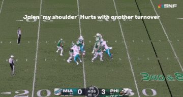 jalen " my shoulder " hunts with another turnover on the screen