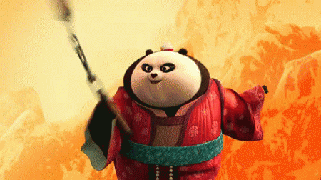Mei Mei GIF - Kung Fu Panda3 Nunchuk Practice GIFs