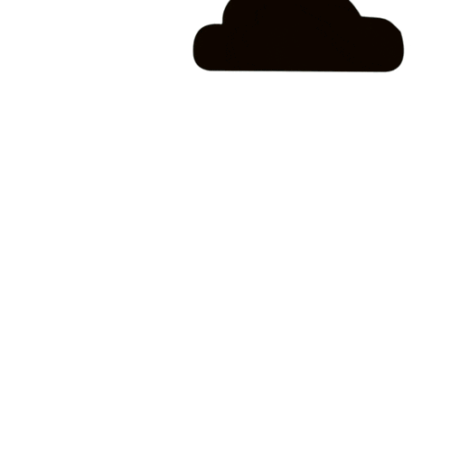 a picture of rain clouds with arabic writing below them