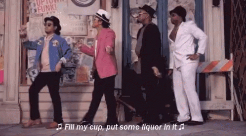 Bruno Mars Fill My Cup GIF - Bruno Mars Fill My Cup Uptown Funk GIFs
