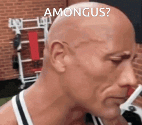 Amongus Amogus GIF - Amongus Amogus The Rock GIFs
