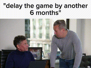 two men are standing next to each other in a living room talking .