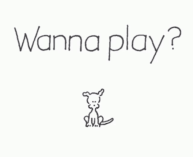Wanna Play Dog GIF