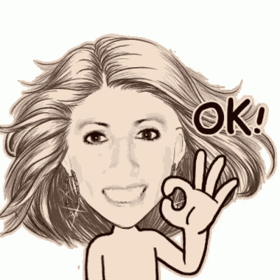 a woman is making an ok sign with her hand .