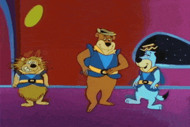 Hanna Barbera Yogi Bear GIF - Hanna Barbera Yogi Bear Huckleberry Hound GIFs